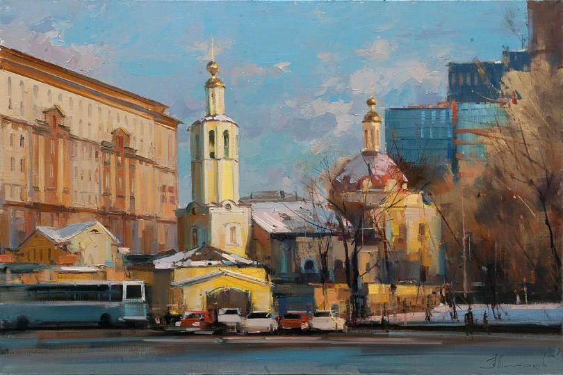 «В тисках мирской суеты» Церковь всех Святых во Всехсвятском на Соколе.